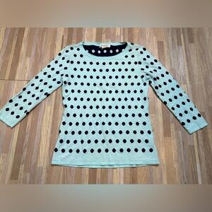 Liz Claiborne Polka Dot Sweater, Size Small